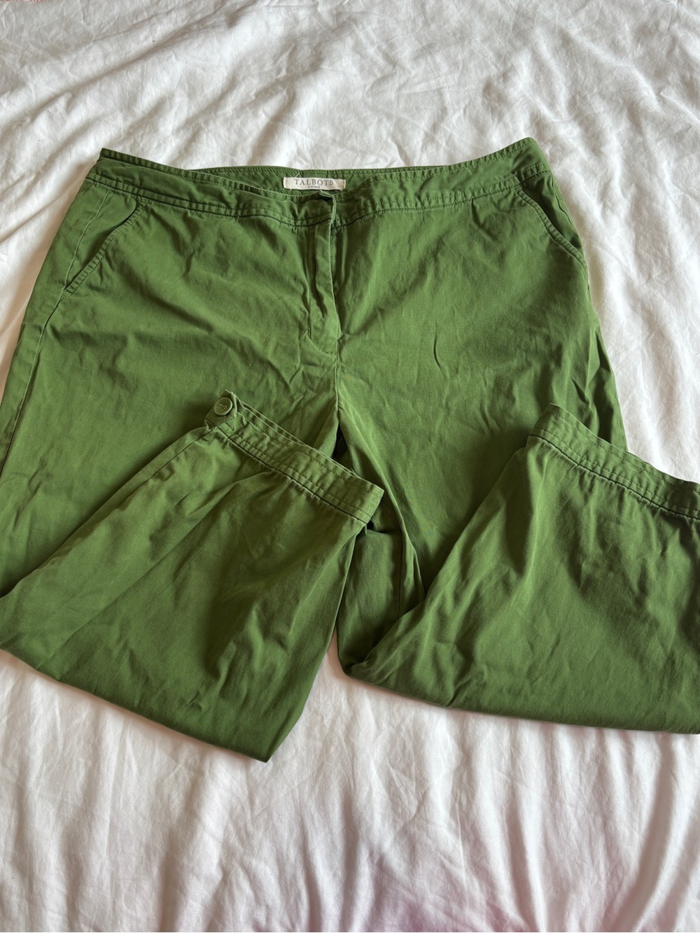talbots capri chinos